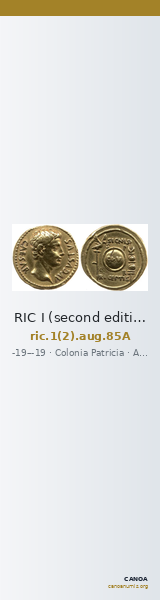 RIC I (second edition) Augustus 85A — CANOA