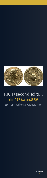 RIC I (second edition) Augustus 85A — CANOA