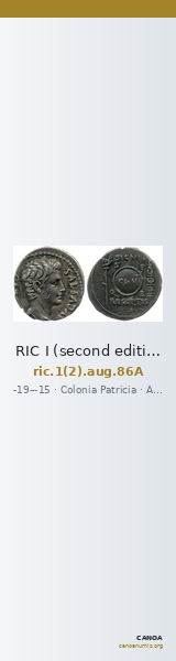 RIC I (second edition) Augustus 86A — CANOA