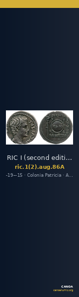 RIC I (second edition) Augustus 86A — CANOA