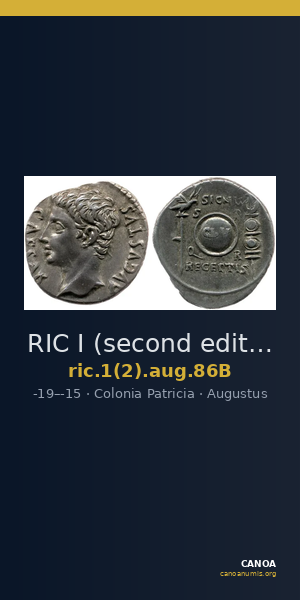 RIC I (second edition) Augustus 86B — CANOA