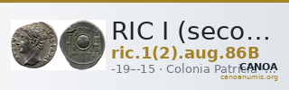 RIC I (second edition) Augustus 86B — CANOA