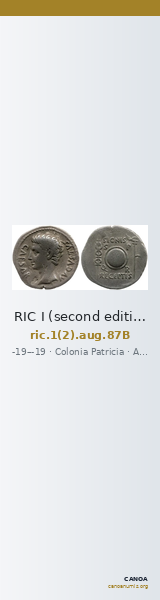 RIC I (second edition) Augustus 87B — CANOA