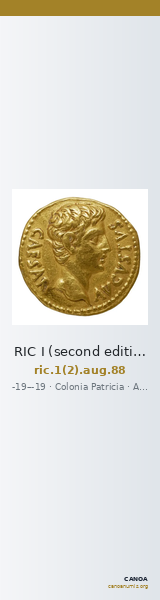 RIC I (second edition) Augustus 88 — CANOA