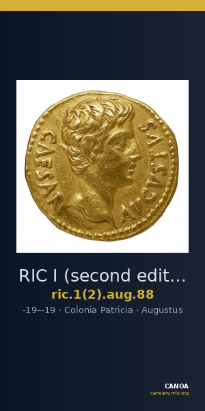 RIC I (second edition) Augustus 88 — CANOA