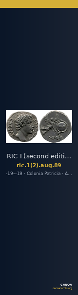 RIC I (second edition) Augustus 89 — CANOA