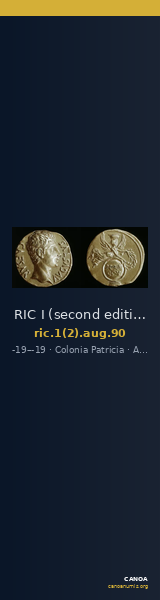 RIC I (second edition) Augustus 90 — CANOA
