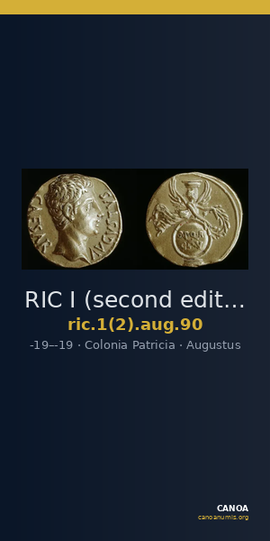RIC I (second edition) Augustus 90 — CANOA