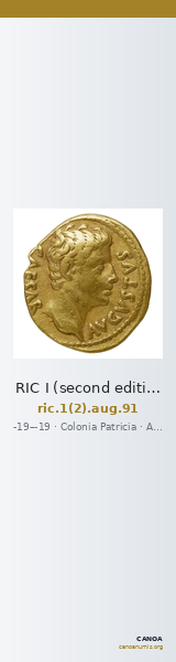 RIC I (second edition) Augustus 91 — CANOA