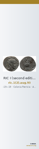RIC I (second edition) Augustus 93 — CANOA