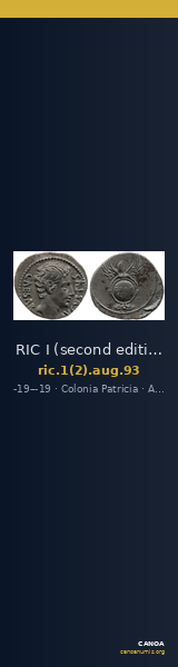 RIC I (second edition) Augustus 93 — CANOA