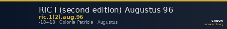 RIC I (second edition) Augustus 96 — CANOA