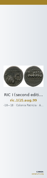 RIC I (second edition) Augustus 99 — CANOA