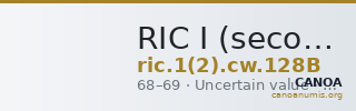 RIC I (second edition) Civil Wars 128B — CANOA