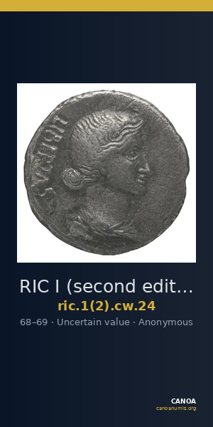 RIC I (second edition) Civil Wars 24 — CANOA