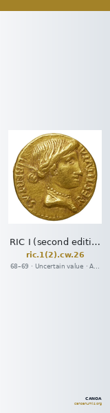 RIC I (second edition) Civil Wars 26 — CANOA