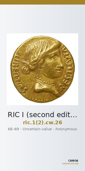 RIC I (second edition) Civil Wars 26 — CANOA
