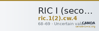 RIC I (second edition) Civil Wars 4 — CANOA