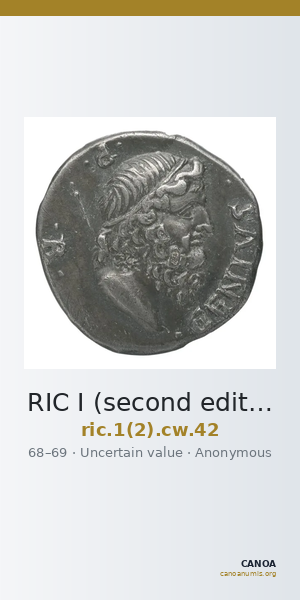 RIC I (second edition) Civil Wars 42 — CANOA
