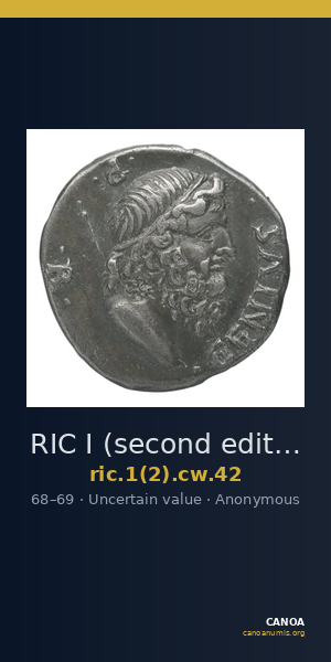 RIC I (second edition) Civil Wars 42 — CANOA