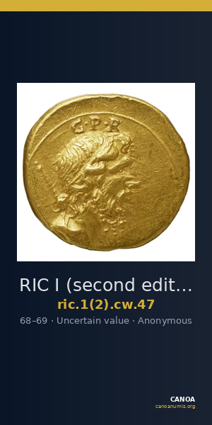 RIC I (second edition) Civil Wars 47 — CANOA