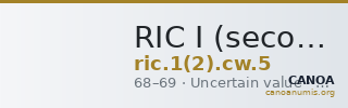 RIC I (second edition) Civil Wars 5 — CANOA