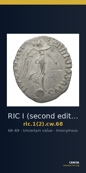 RIC I (second edition) Civil Wars 68 — CANOA