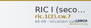 RIC I (second edition) Civil Wars 7 — CANOA