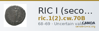 RIC I (second edition) Civil Wars 70B — CANOA