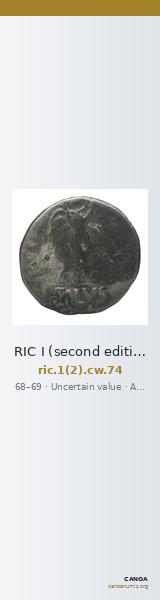 RIC I (second edition) Civil Wars 74 — CANOA