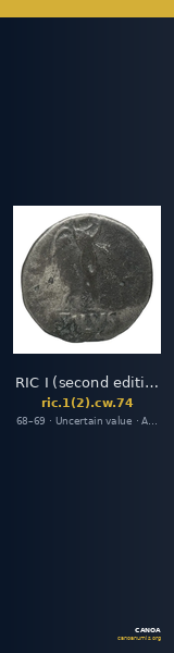 RIC I (second edition) Civil Wars 74 — CANOA