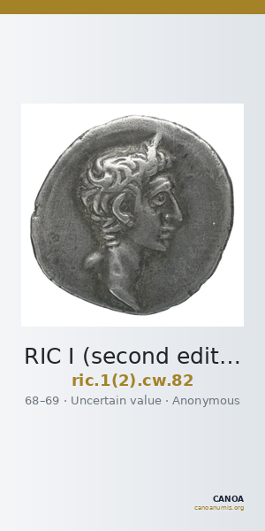RIC I (second edition) Civil Wars 82 — CANOA
