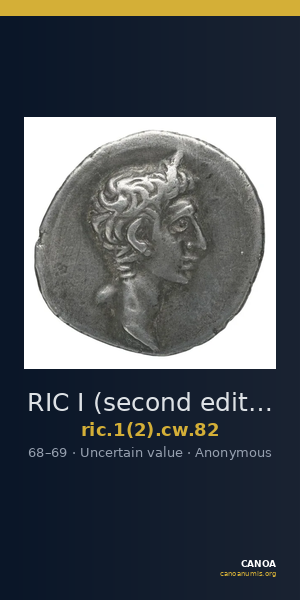 RIC I (second edition) Civil Wars 82 — CANOA