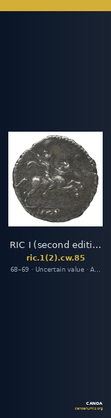 RIC I (second edition) Civil Wars 85 — CANOA