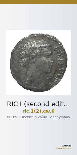RIC I (second edition) Civil Wars 9 — CANOA