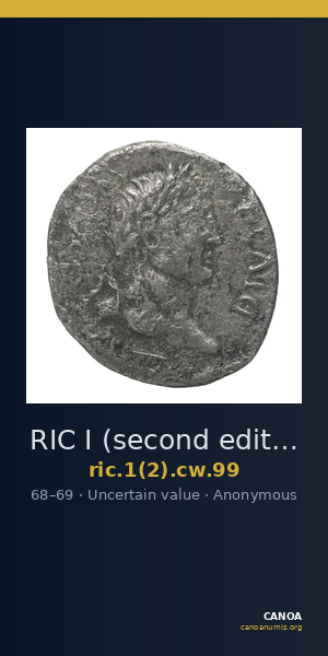 RIC I (second edition) Civil Wars 99 — CANOA