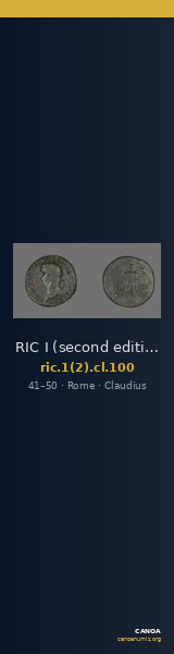 RIC I (second edition) Claudius 100 — CANOA
