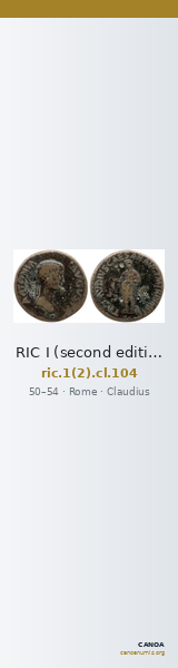 RIC I (second edition) Claudius 104 — CANOA