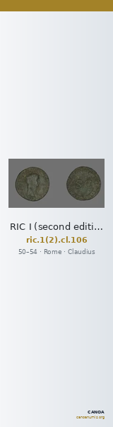 RIC I (second edition) Claudius 106 — CANOA