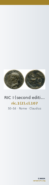 RIC I (second edition) Claudius 107 — CANOA