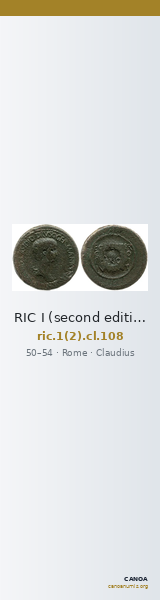 RIC I (second edition) Claudius 108 — CANOA