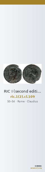 RIC I (second edition) Claudius 109 — CANOA