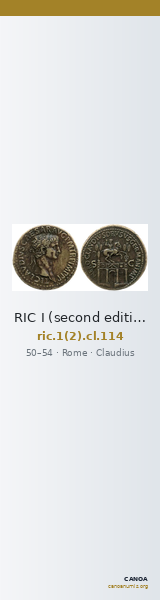 RIC I (second edition) Claudius 114 — CANOA