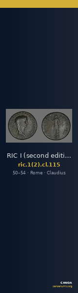RIC I (second edition) Claudius 115 — CANOA