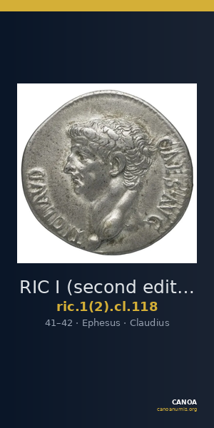 RIC I (second edition) Claudius 118 — CANOA