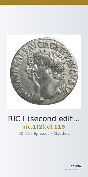 RIC I (second edition) Claudius 119 — CANOA