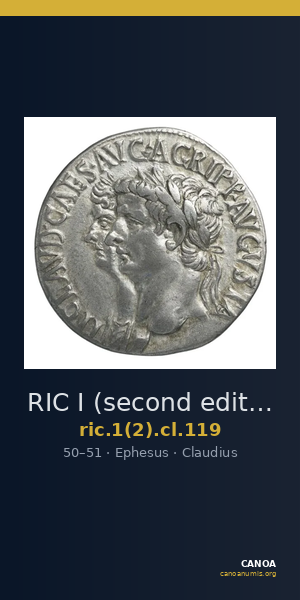 RIC I (second edition) Claudius 119 — CANOA