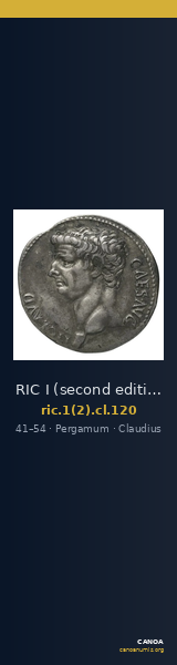 RIC I (second edition) Claudius 120 — CANOA