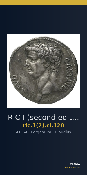 RIC I (second edition) Claudius 120 — CANOA