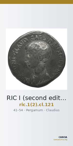 RIC I (second edition) Claudius 121 — CANOA